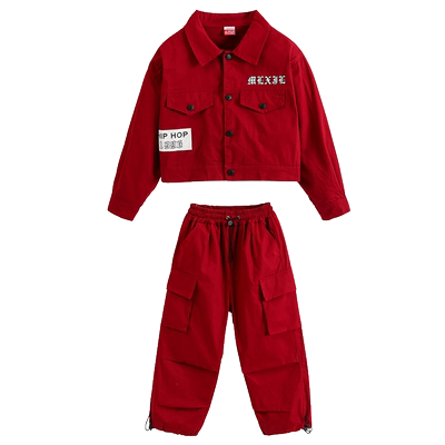 女款嘻哈街舞演出服装