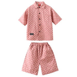 儿童多巴胺街舞潮服套装走秀嘻哈男童炸街hiphop女孩爵士舞演出服