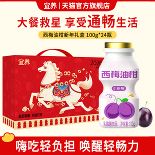宜养新年礼盒西梅饮多多油柑汁乳酸菌饮料100g*24瓶益生菌饮品0脂