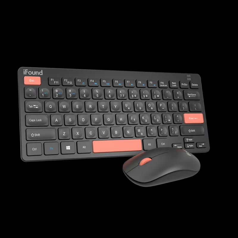 方正科技iFound无线蓝牙双模键鼠套装静音办公无线时尚键鼠商用