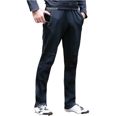 兰帕达冬季防风保暖骑行裤抓绒