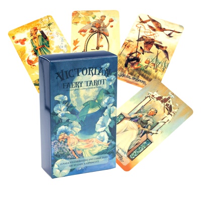 欧洲唯美古典可爱风维多利亚仙子塔罗牌 victorian fairy traot