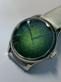 享利慕时类似风格的手表．瑞士ETA2824精磨机芯喜玛拉雅鳄鱼皮带