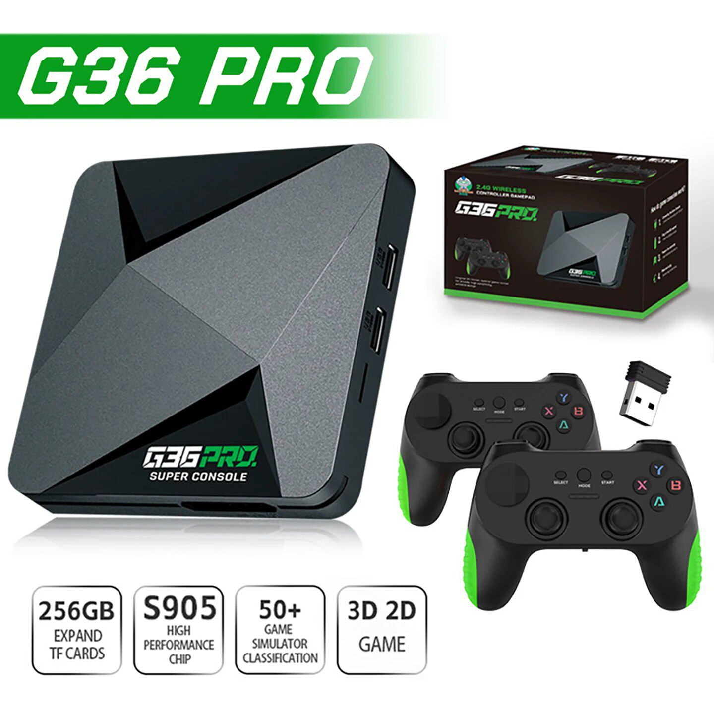 G36 PRO游戏机电视机顶盒4K 双系统无线G11pro家用游戏机升级