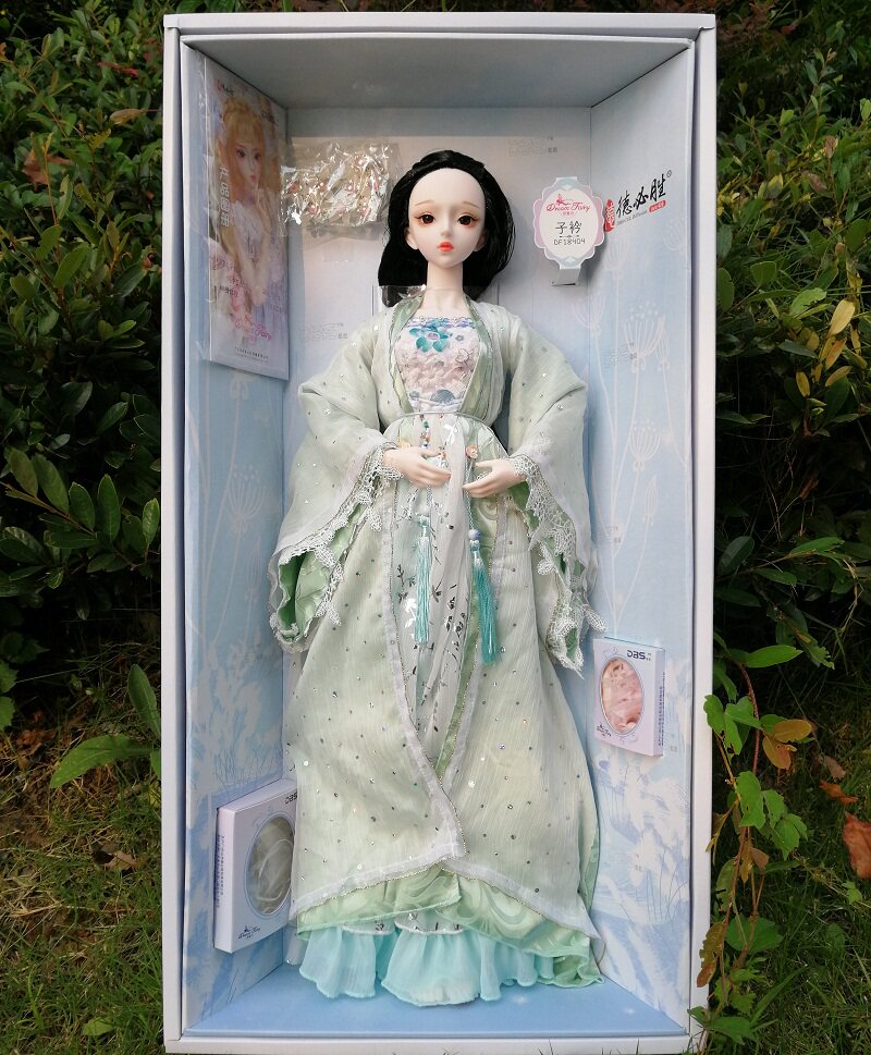 德必胜娃娃古装62cm紫阳 女孩玩具bjd换装关节公主洋娃娃生日礼物