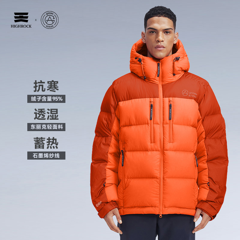 天石鹅铠甲800蓬羽绒服GX322