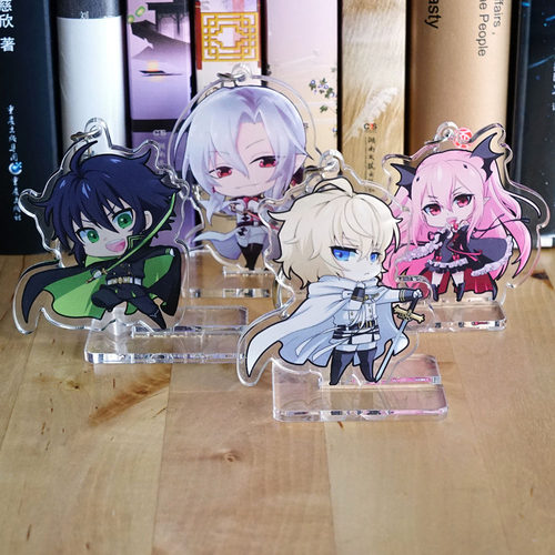 漫展现货周边双面透明钥匙扣动漫