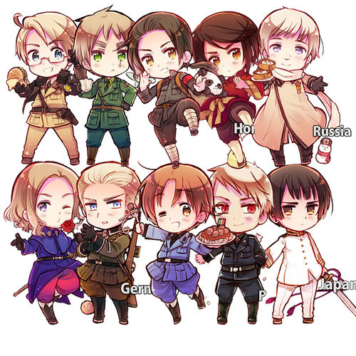 现货动漫周边黑塔利亚双面挂件男女动漫钥匙扣链情侣个性礼物王耀