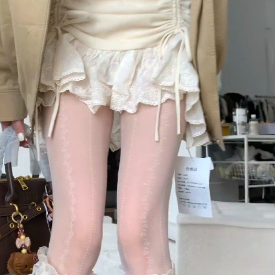 春夏纯欲奶白色提花点点白丝袜女性感咖啡色打底袜韩系女士黑丝袜,女士内衣/男士内衣/家居服,连裤袜/打底袜,淘宝优惠券,粉丝福利购,淘宝优惠卷