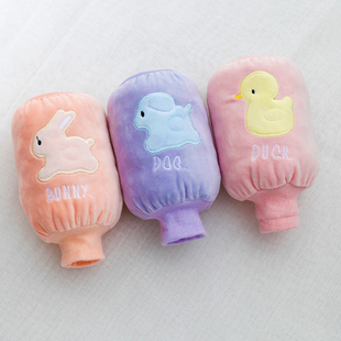 套防水羽绒服防脏男童女童宝宝可爱护手袖 儿童袖 头 新款 2024秋冬季