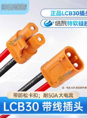 阳光模型LCB30插头带线XT60连接器直流锂电电动XT90接插件