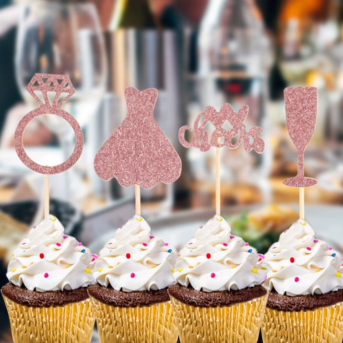 Роза Золотая свадьба на день рождения торт, вставка плагина для вечеринки невесты -в