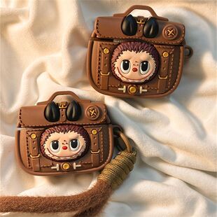 创意卡通拉布布公文包适用airpods4防摔airpodspro2耳机壳3代保护