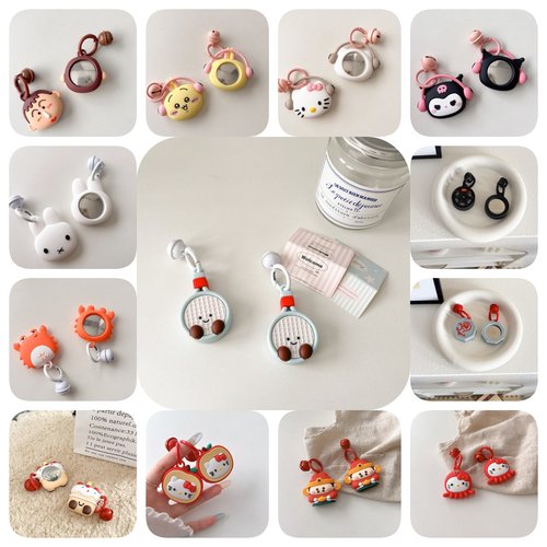 适用AirTag保护套苹果airtags防丢器tag定位壳钥匙扣环追踪器皮套