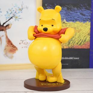 pooh the 小熊维尼踢脚手办 人偶摆件生日蛋糕玩具礼物模型winnie