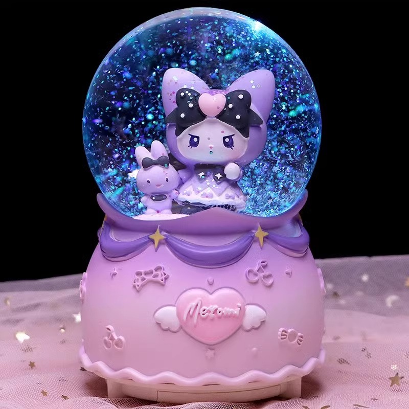 城堡公主女孩库洛米水晶球音乐盒