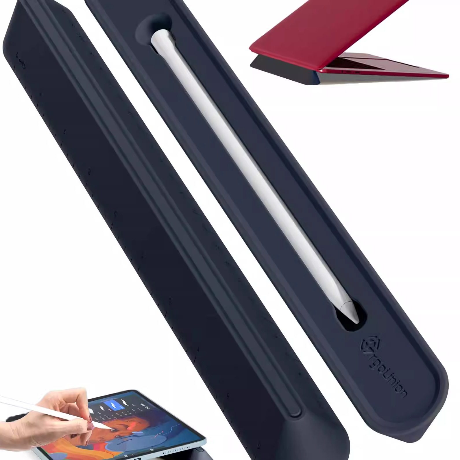 三合一硅胶笔记本电脑支架椭圆形底座便携式笔记本电脑散热支架,3C数码配件,笔记本多功能支架/桌,淘宝优惠券,粉丝福利购,淘宝优惠卷