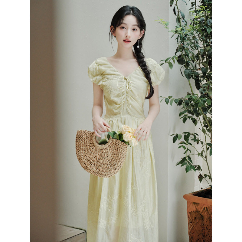 法式初恋清纯小裙子女夏季202连衣裙