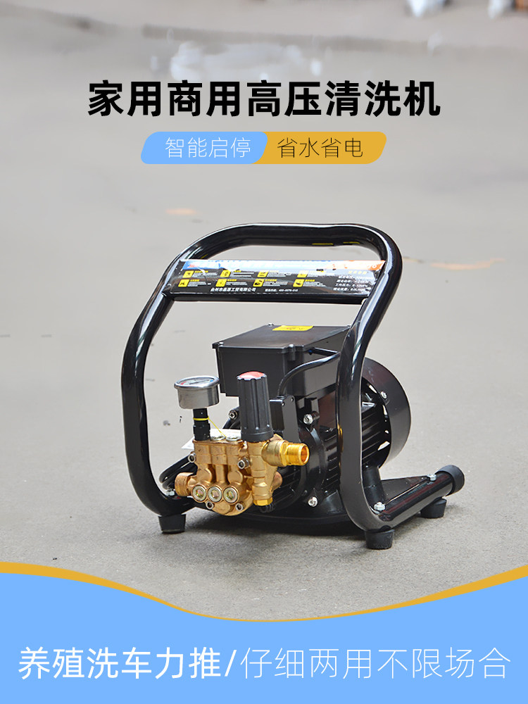 淼霸家用洗车机220V高压水泵大功率水枪强力洗地抢神器清洗刷车泵
