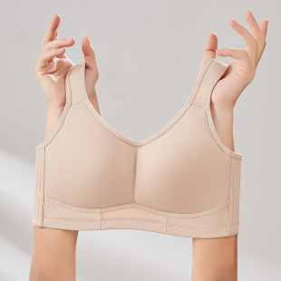 无痕大码 升级W型塑胸 文胸女7572 捡漏 千品nai美厂货直销剪吊牌