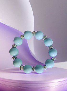 高光珍珠弹力手镯手链松紧串绳手串百搭复古仿珍珠手链送礼佳品