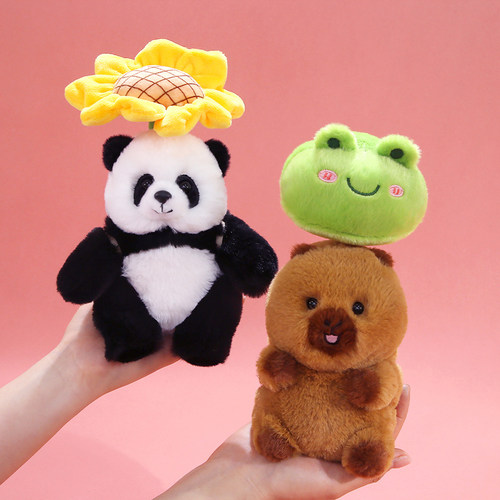 儿童青蛙玩偶抱枕陪睡娃娃小礼品