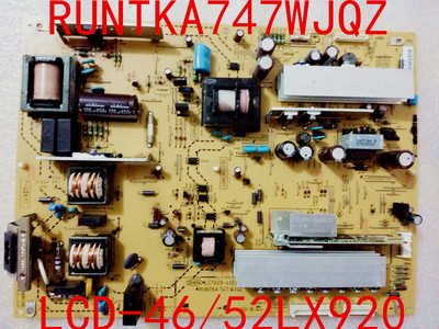 全新夏普原装46LX920A 52LX920A 52LV925A电源板RUNTKA747WJQZ保