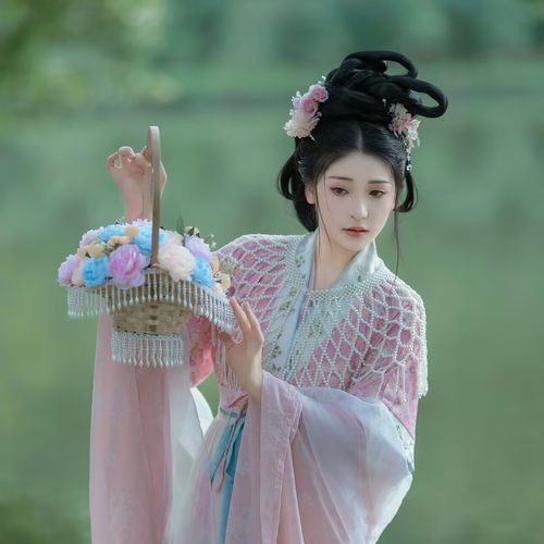 嫦娥汉服摄影道具花篮古风舞蹈