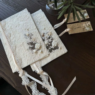 婚礼致辞宣誓卡接亲手卡节日会议贺卡手工创意誓言卡新郎新娘结婚