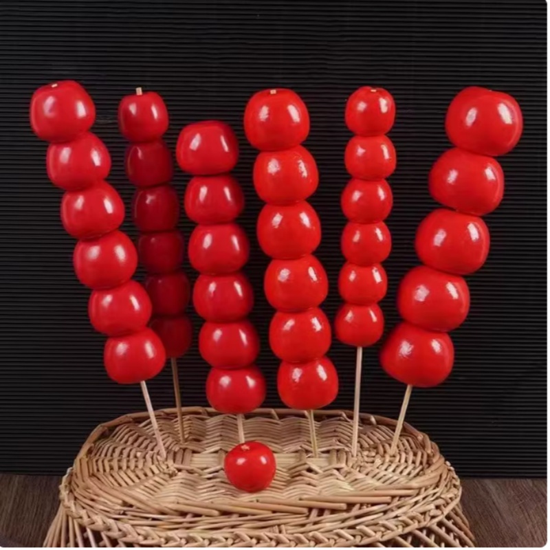 仿真糖葫芦舞蹈道具假水果