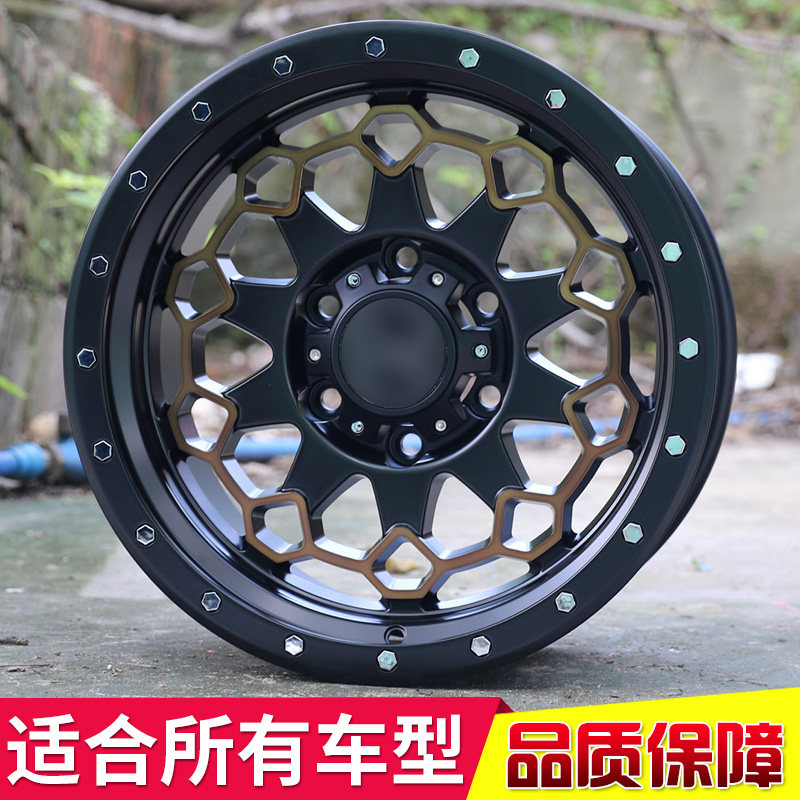 17寸SUV越野车改装轮毂适配于：陆风X6X8帕拉丁帕杰罗哈佛H3胎铃