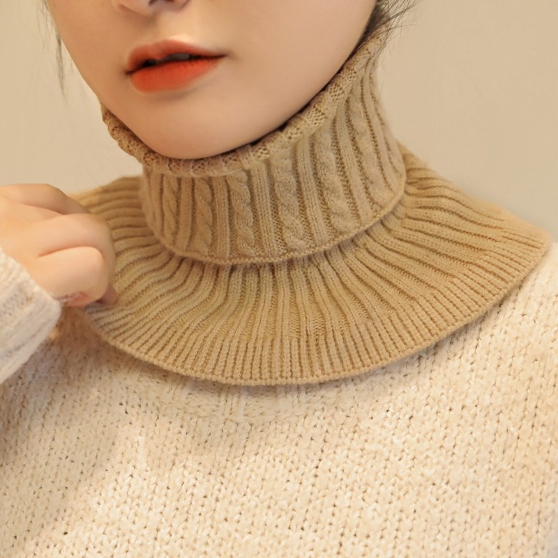 秋冬新款保暖围脖护颈椎假领子女围巾麻花针织毛线高领加厚脖套,服饰配件/皮带/帽子/围巾,假领,淘宝优惠券,粉丝福利购,淘宝优惠卷