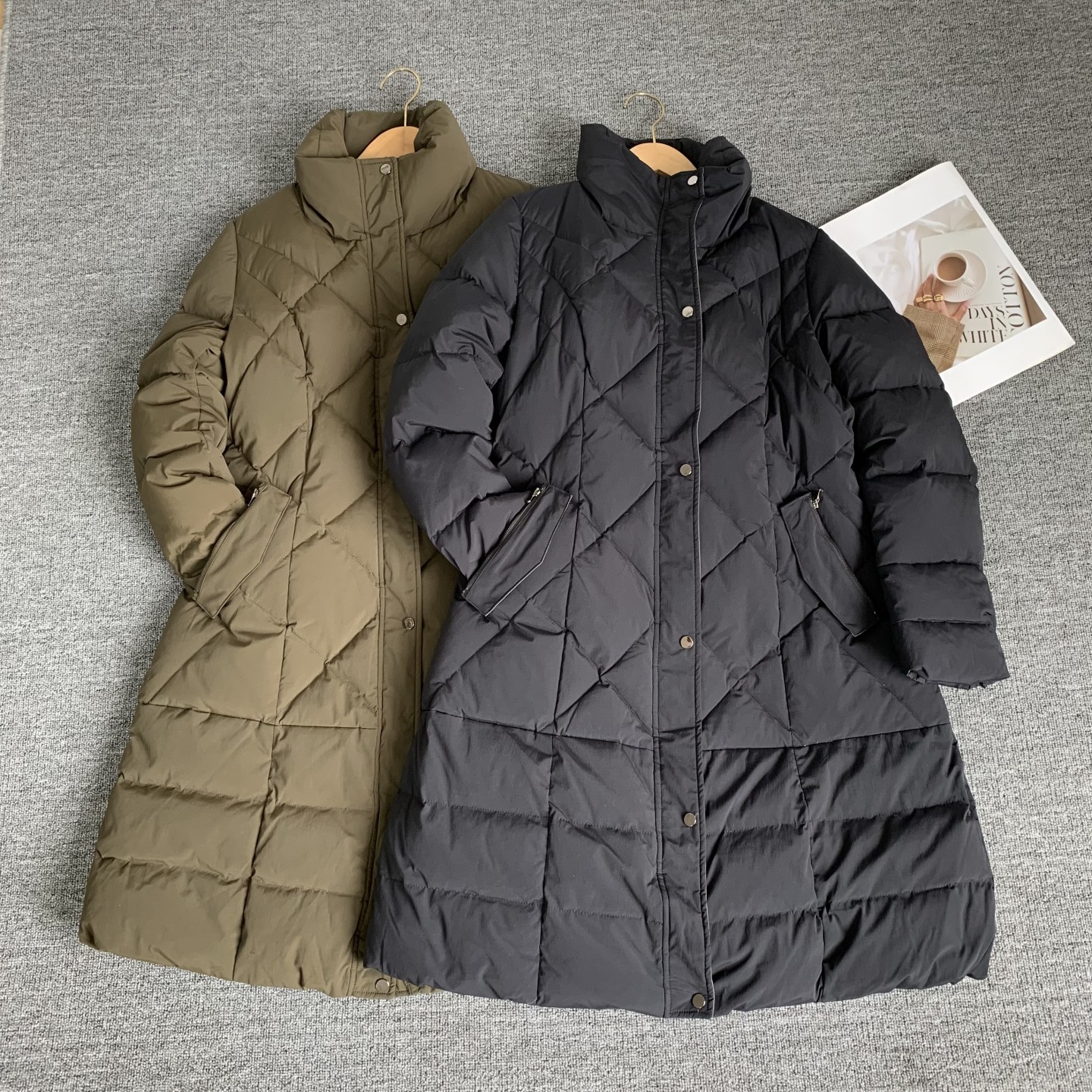 外贸女装鹅绒加厚保暖羽绒服