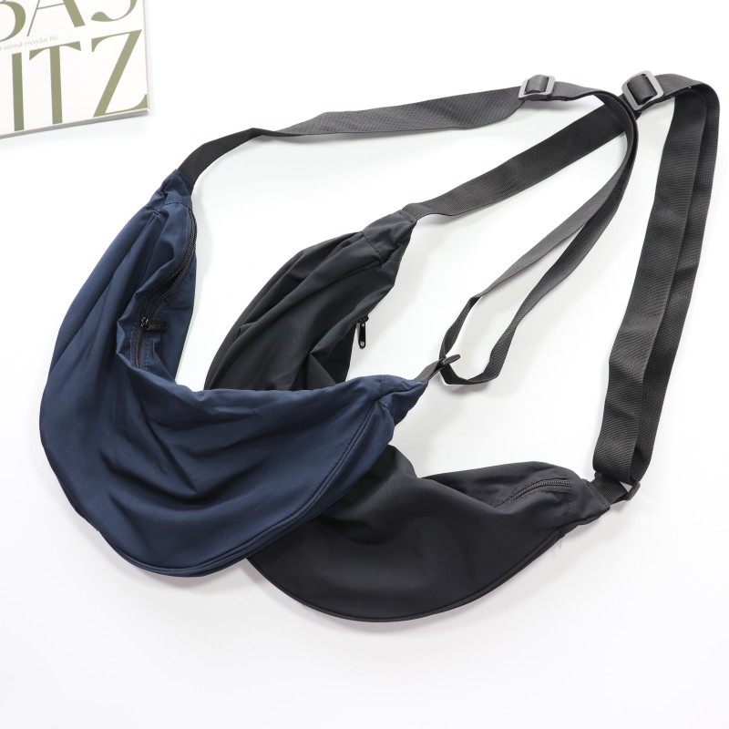 日单大容量简约帆布饺子斜挎包新款包包户外休闲胸包男女同款,箱包皮具/热销女包/男包,胸包,淘宝优惠券,粉丝福利购,淘宝优惠卷