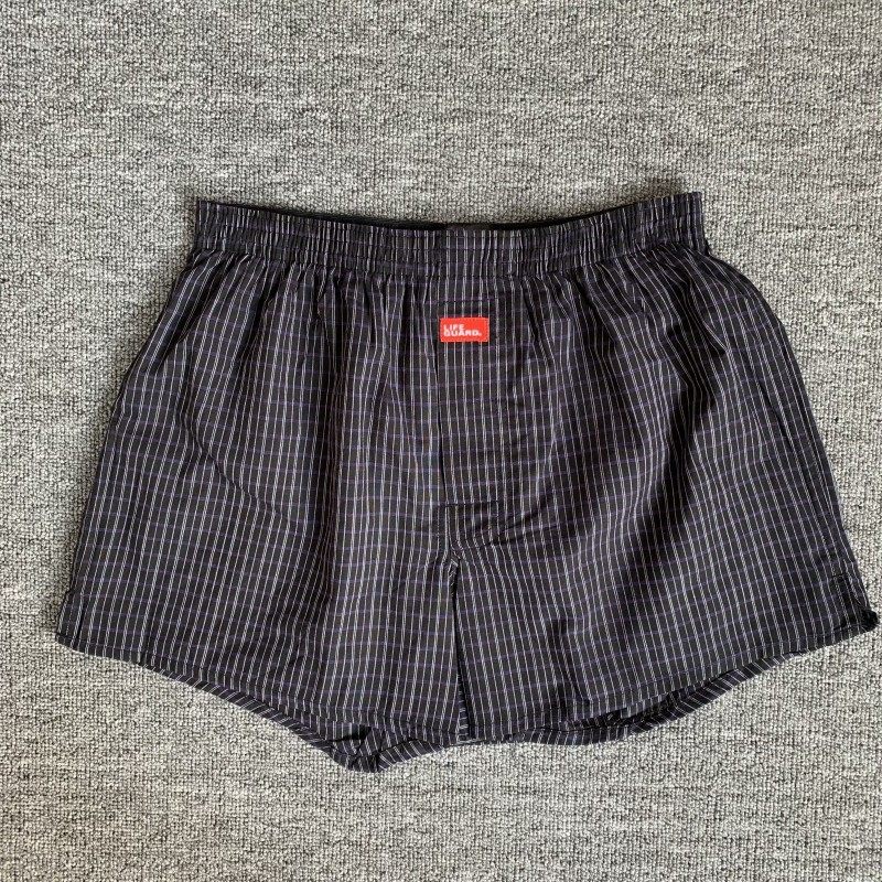 日单 男士纯棉平角内裤宽松条纹裤衩平角裤居家舒适短裤,女士内衣/男士内衣/家居服,男平角内裤,淘宝优惠券,粉丝福利购,淘宝优惠卷