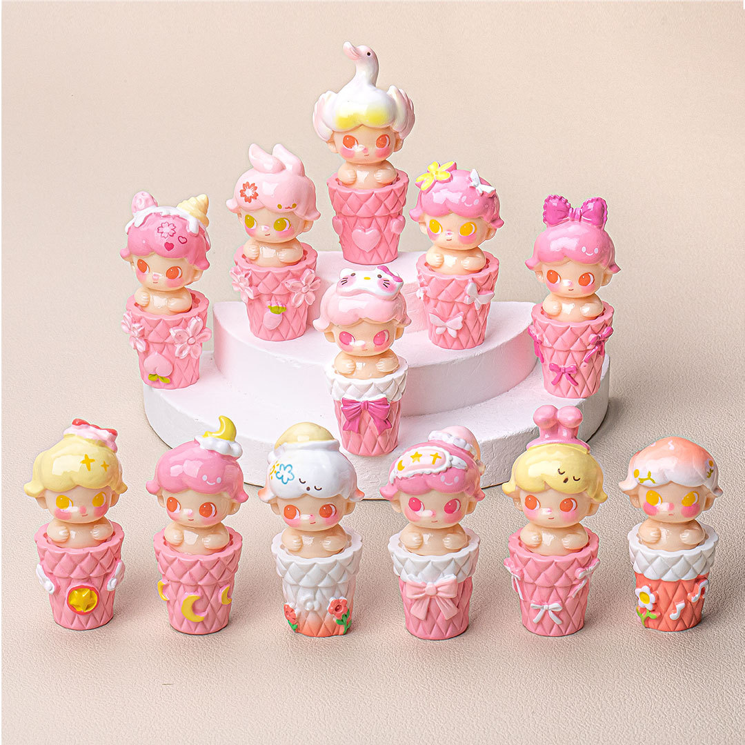 迪莫萌粒SP盲盒dimoo车载摆件中控台汽车载装饰品礼物桌面摆件