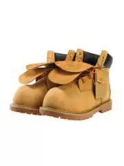 Big-Headed Mickey Derby Yellow Boots, Indestructible, High-End, High-Top, Thick-Soled, Height-Increasing, Commuter Shoes, Tongue-Style Autumn Martin Boots
