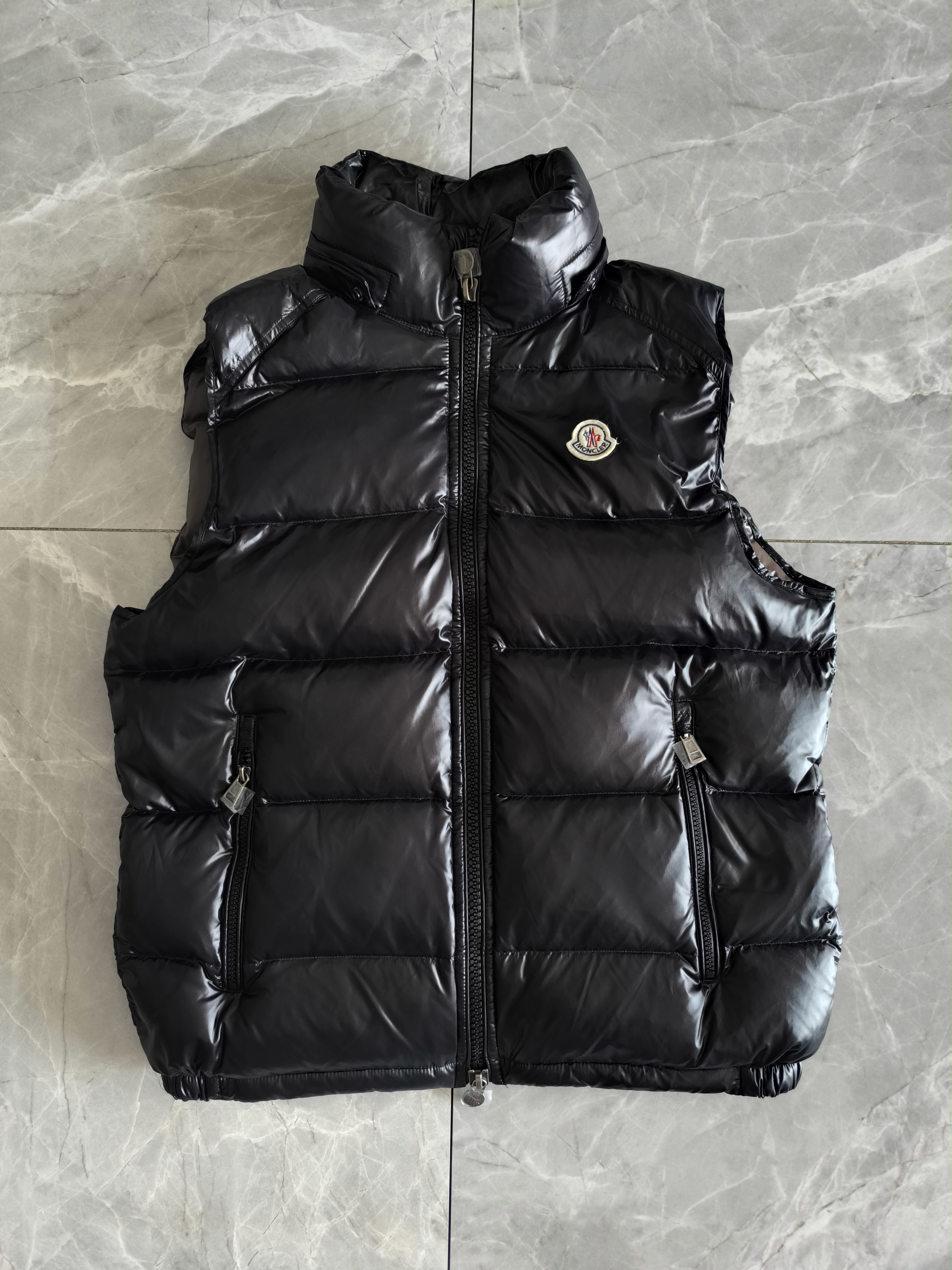 2025新款蒙口羽绒马甲男短款加厚保暖白鸭绒外套时尚百搭休闲上衣