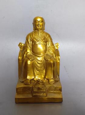真武祖师爷玄天上帝铜像佛堂摆件