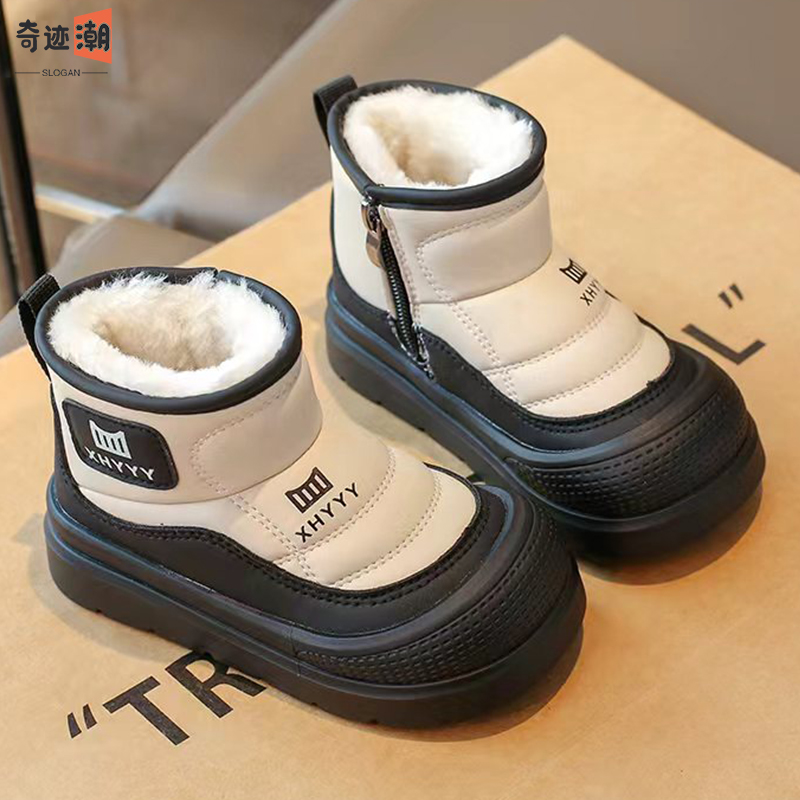 奇迹潮网红爆款高颜值女童雪地靴