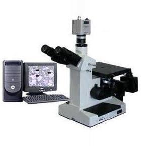 上海光学4xc-ms三目倒置金相显微镜 金相分析显微镜  金相分析仪