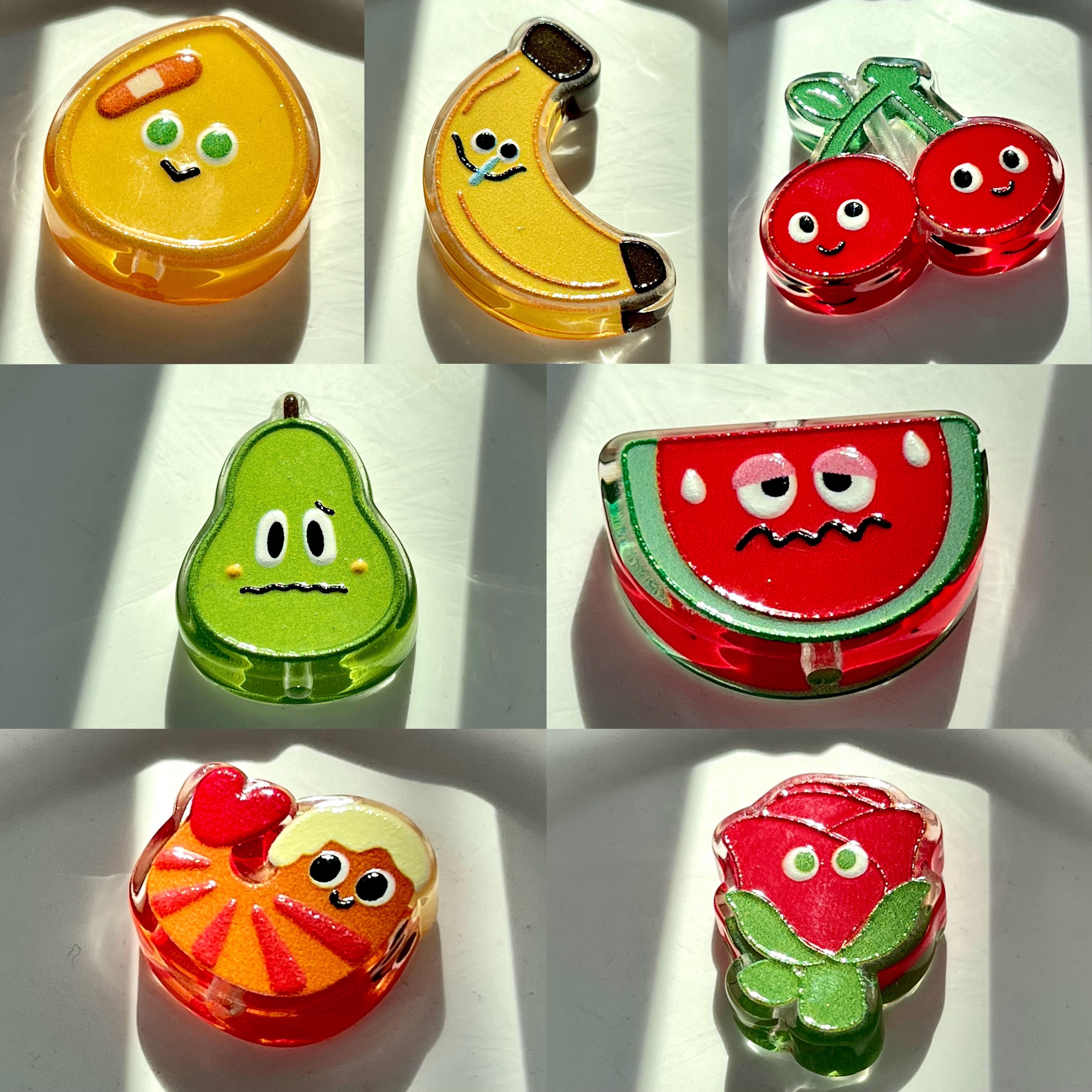 五月天应援物料亚克力通孔DIY手机链包挂饰品手工配件包包配件