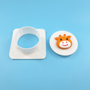 70空调洞装饰盖堵孔墙孔洞管装饰盖洞眼遮丑盖卡通孔盖管道堵盖板