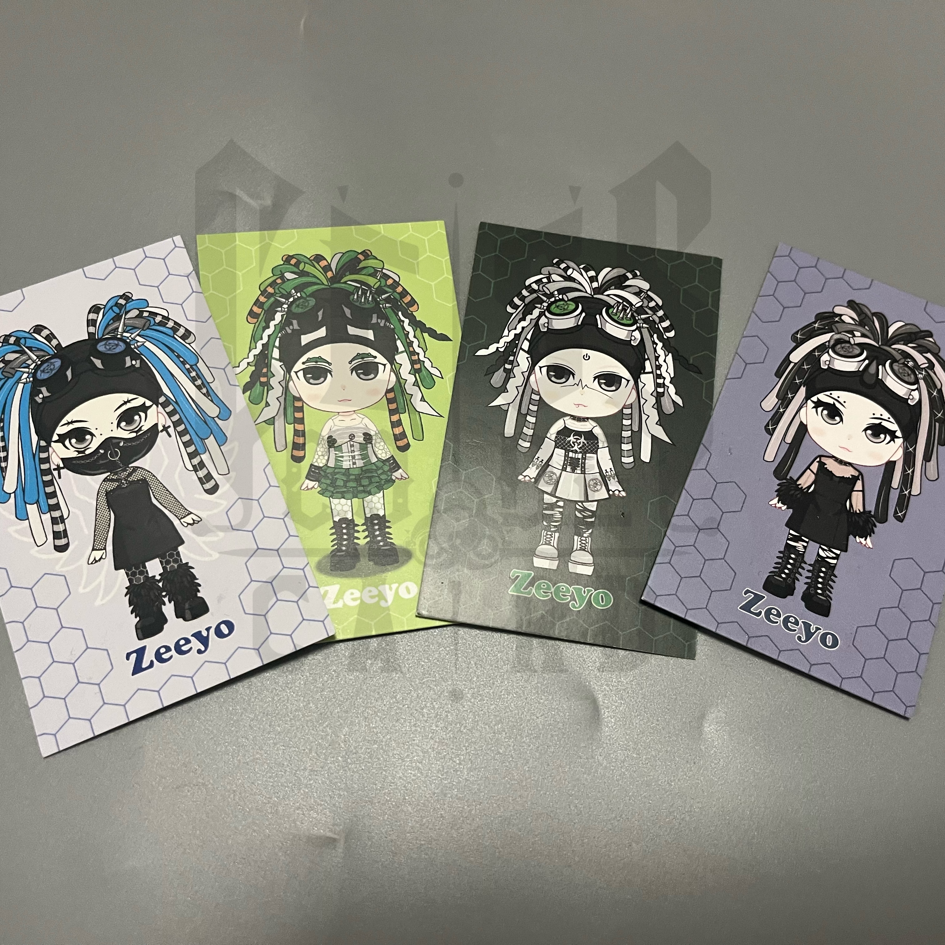 赛博风社交卡通卡片,让你开心