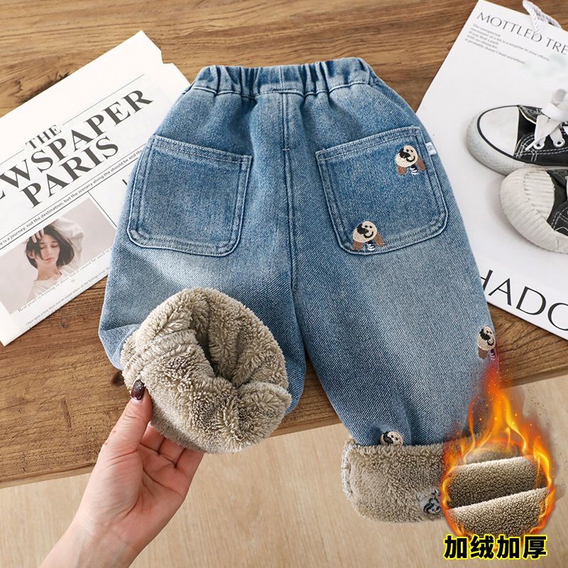 儿童牛仔裤春秋款2025新款