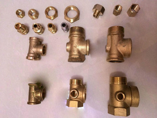 铜三四五通 连接头 家用自吸增压水泵配套转接头配件 水泵配件