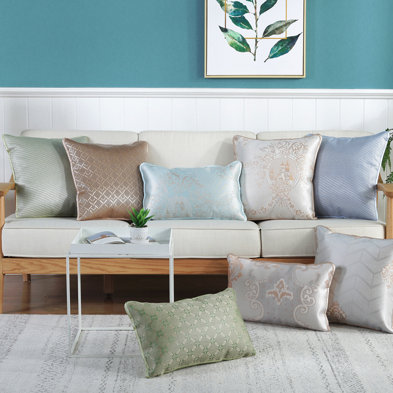 冰丝客厅定制椅子夏季抱枕套