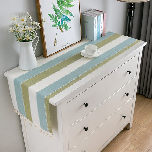 流苏餐桌桌旗北欧长条ins风日式