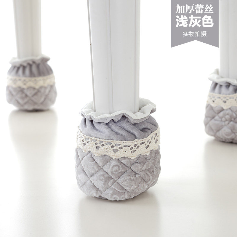 四个包邮多款毛绒桌椅脚套椅子脚套桌椅脚垫沙发脚套床脚套可机洗