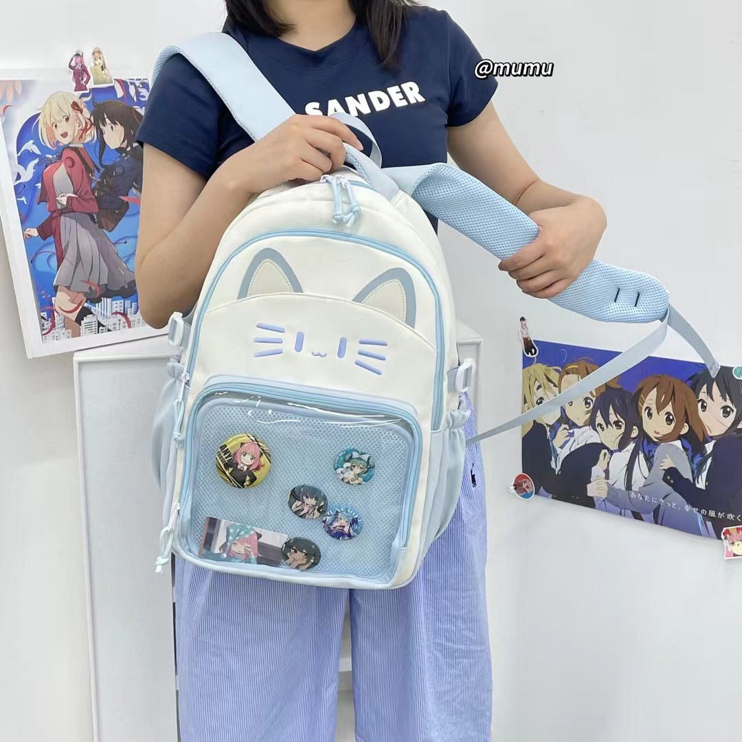 书包原创高颜值吧唧痛包日系双肩包二次元漫展jk书包学生少女背包